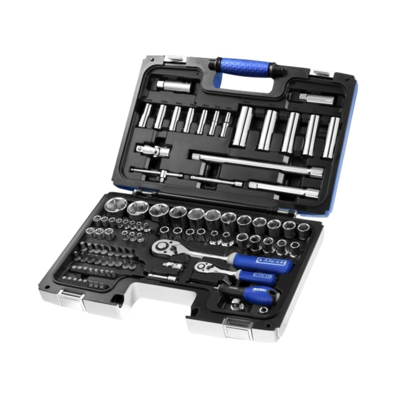 Expert 1/4 & 1/2in Drive Socket & Accessory Set, 98 Piece