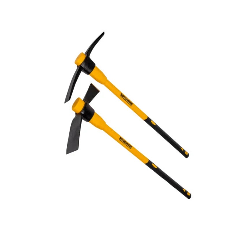 Roughneck Pick Axe and Cutter Mattock Set, 2 Piece