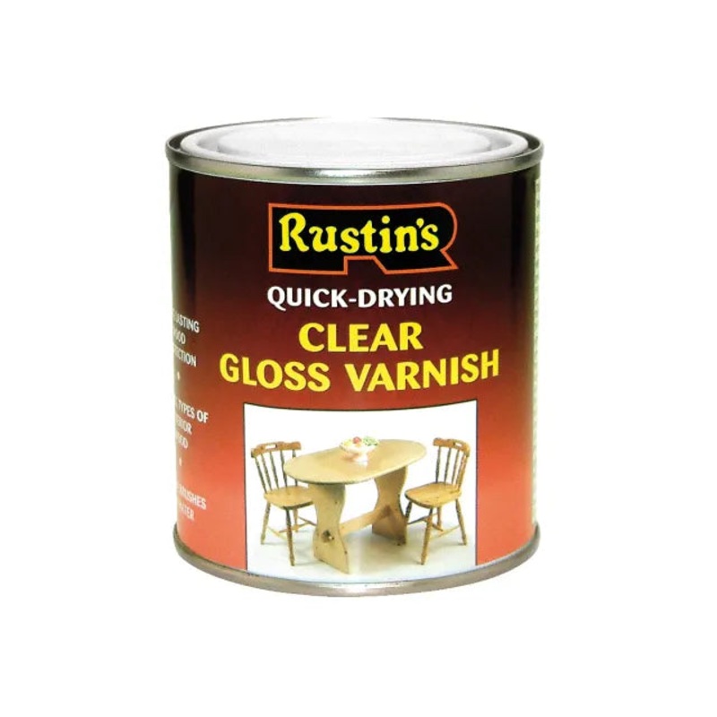 Rustins Quick Dry Varnish Gloss Clear 500ml