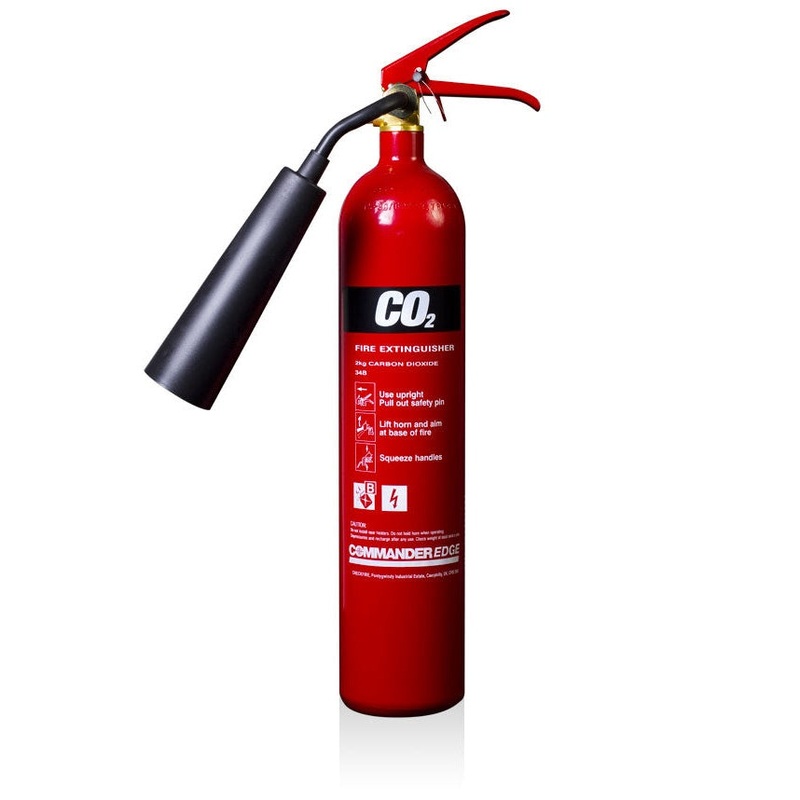 CommanderEDGE 2kg CO2 Fire Extinguisher