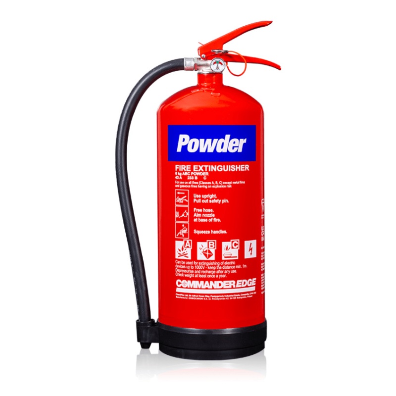 CommanderEDGE 6kg Powder Fire Extinguisher