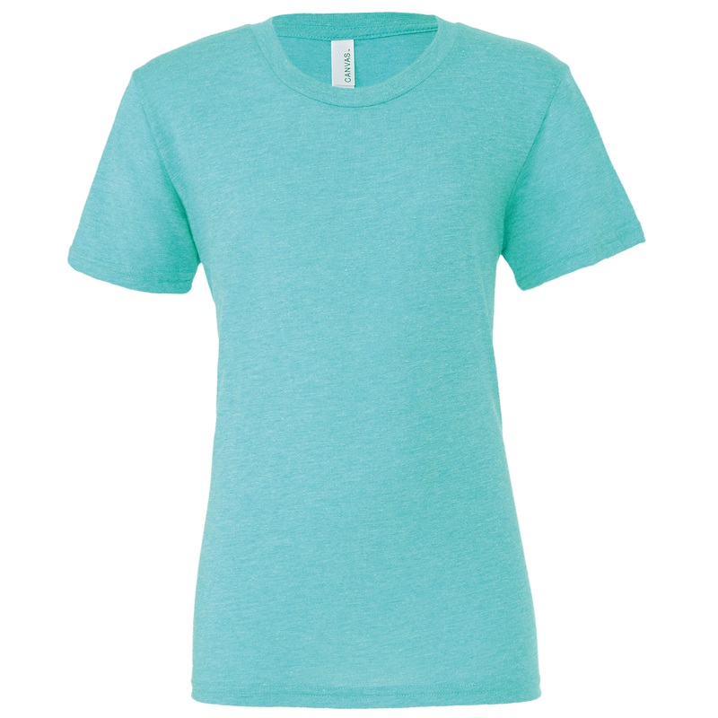 Bella Canvas Unisex Triblend Crew Neck T-Shirt – Sea Green Triblend