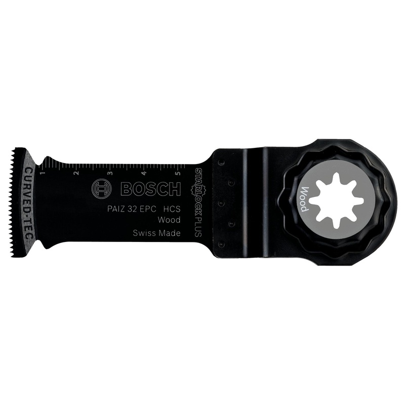 Bosch Professional Starlock Plus PAIZ 32 EPC HCS Wood Curved-Tec