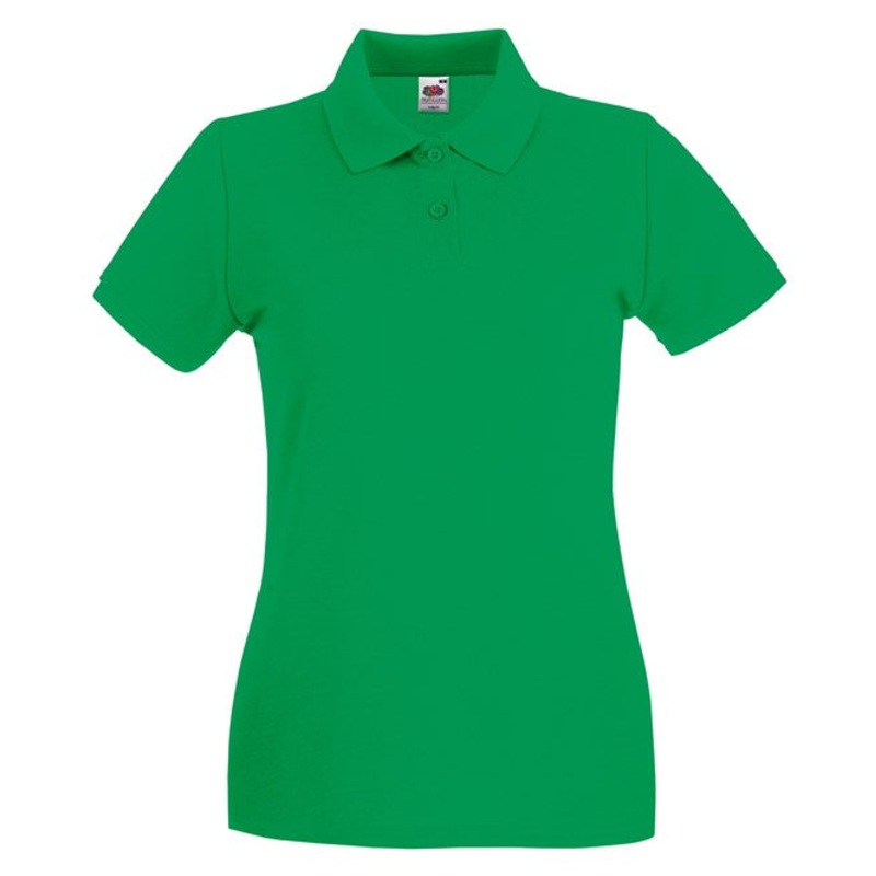 Fruit Of The Loom Women’s Premium Polo – Kelly Green