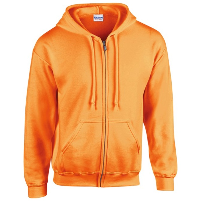 Gildan Heavy Blend Full Zip Hooded Sweatshirt – Safety Orange