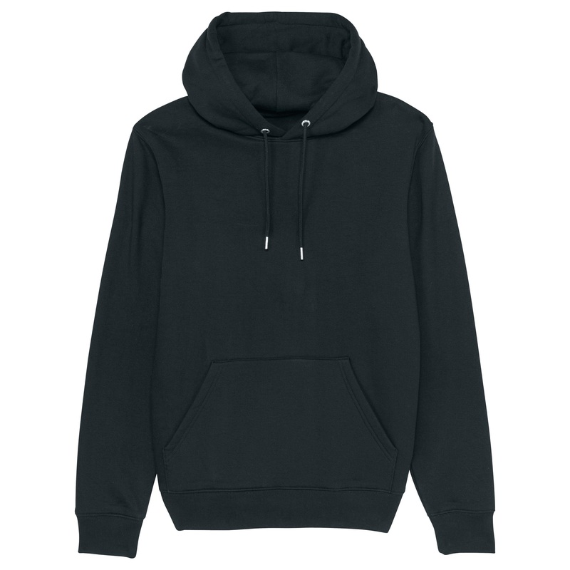 Stanley/Stella Unisex Cruiser Iconic Hoodie Sweatshirt (Stsu822) – Black