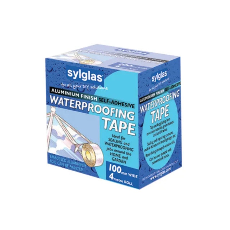Sylglas Aluminium Finish Waterproofing Tape 100mm x 4m
