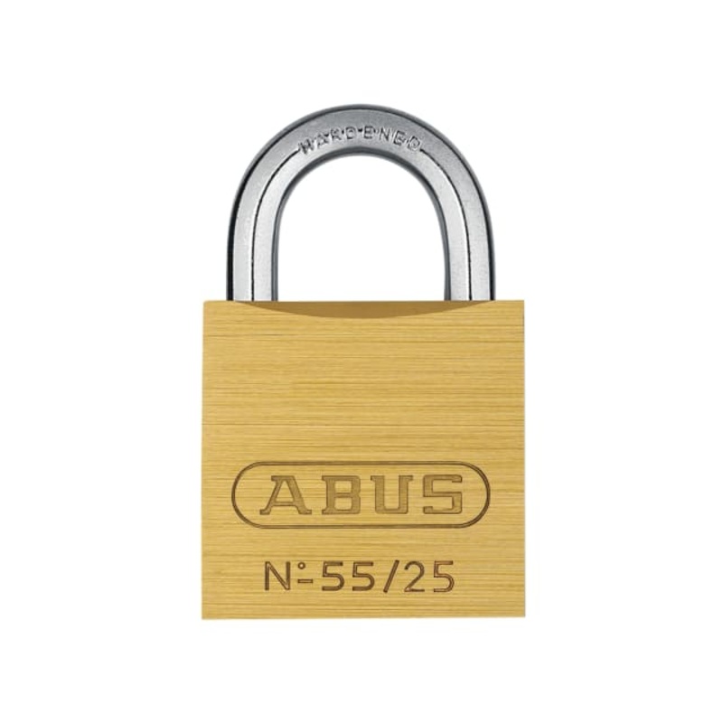 ABUS Mechanical 55/25mm Brass Padlock Carded