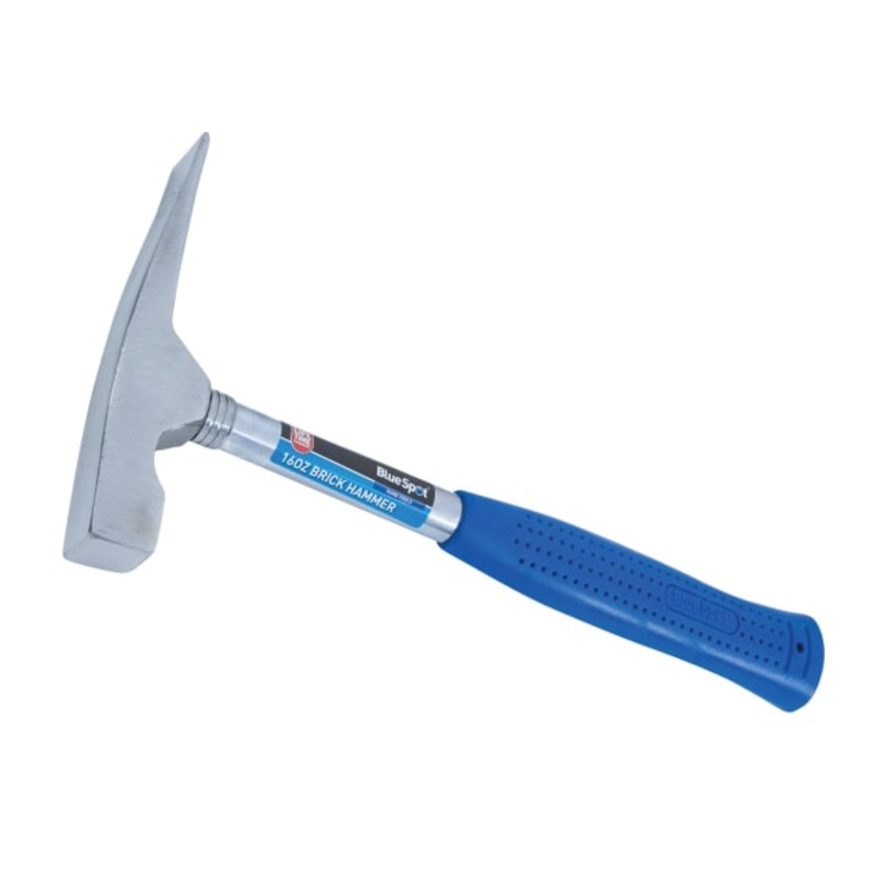 BlueSpot Tools Steel Shafted Brick Hammer 450g (16oz)