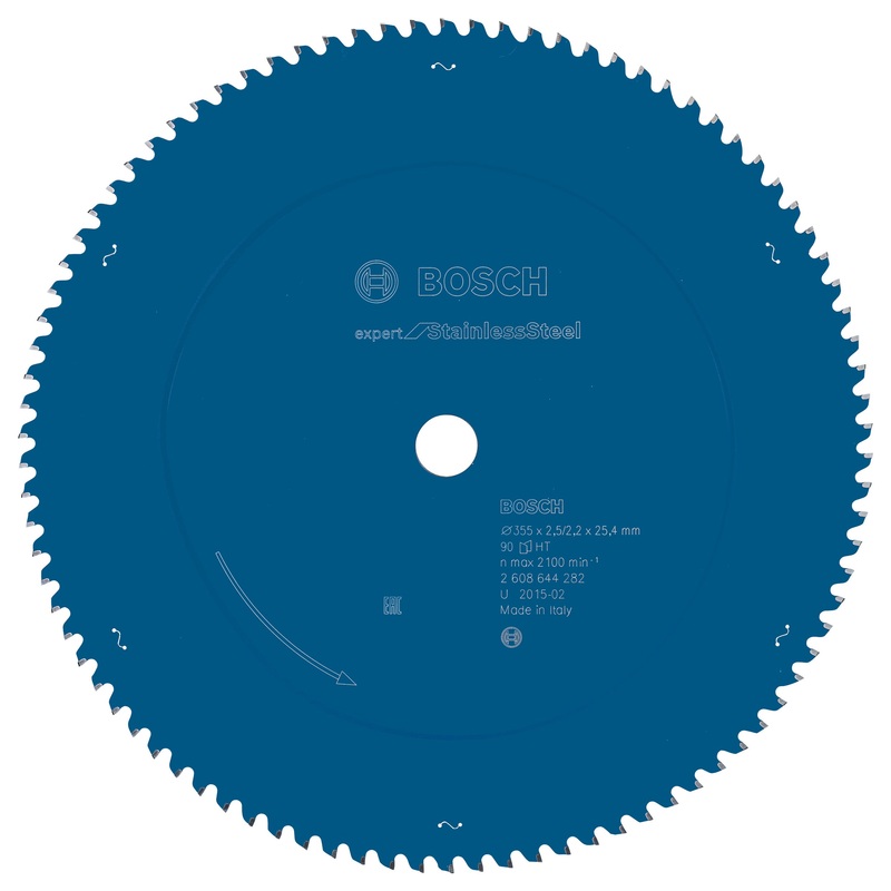 Bosch Professional Circular Saw Blade for Stainless Steel – 355mm x 25.4mm x 2.5mm x 90 Teeth