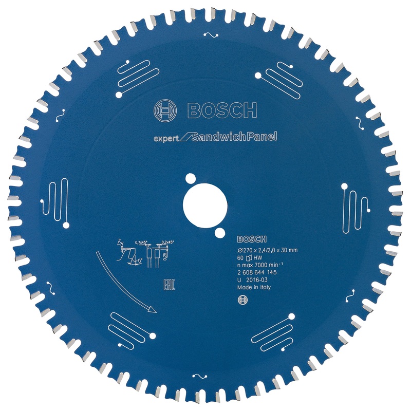 Bosch Professional Expert Circular Saw Blade for Sandwich Panel – 270 x 30 x 2.4 mm, 60 Teeth