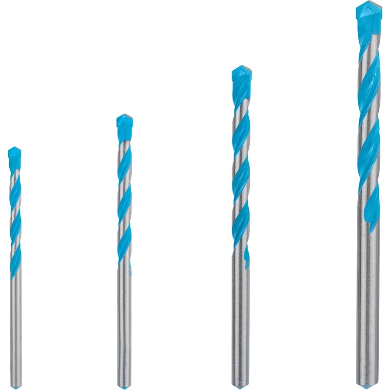 Bosch Professional Expert MultiConstruction CYL-9 Drill Bit Set – 4/5/6/8 mm