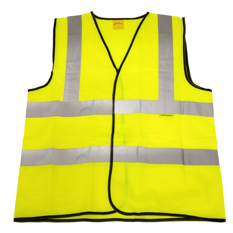 Sealey Hi-Vis Waistcoat (Site and Road Use) Yellow – Large