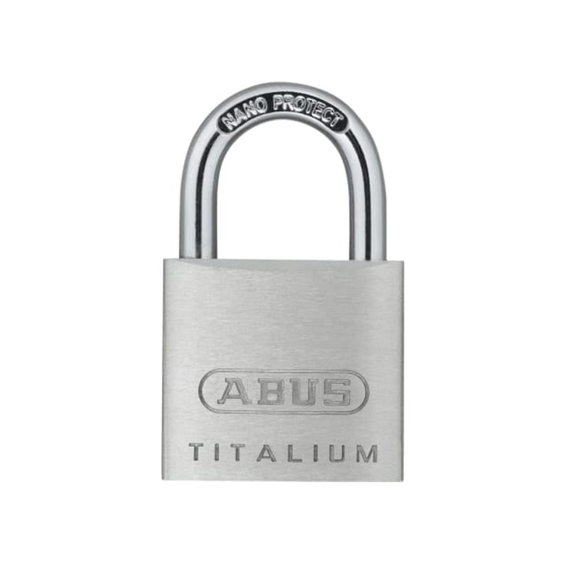 ABUS Mechanical 64TI/30mm TITALIUM Padlock Keyed Alike KA6311