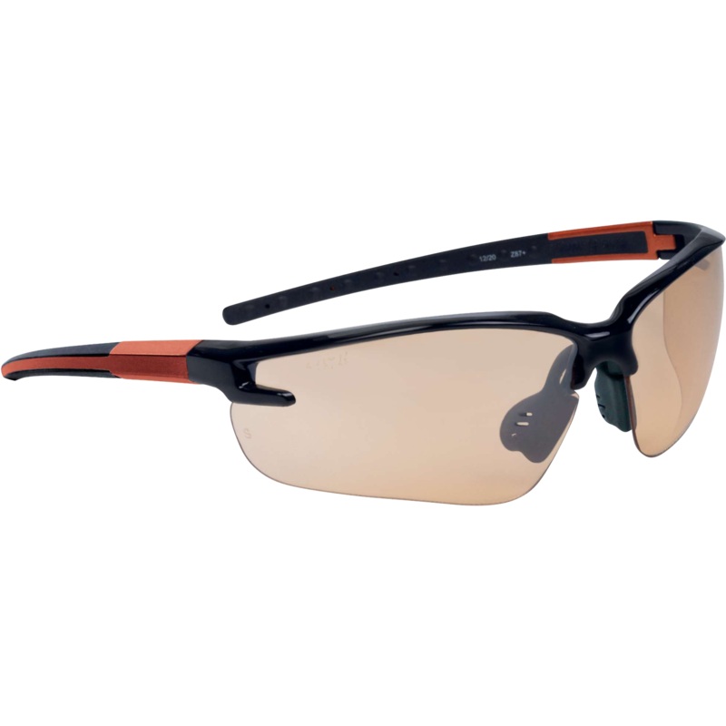 Delta Plus FUJI2 GRADIENT  Smoked-Lens Safety Glasses with Anti-Fog & Scratch-Resistant Coating