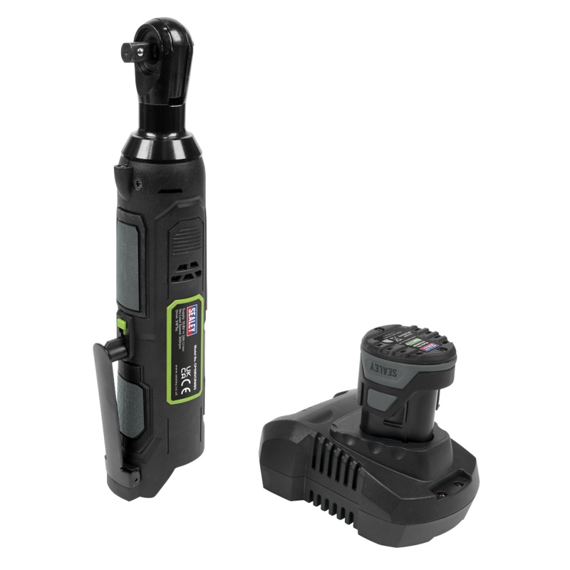 Sealey Cordless Ratchet Wrench 45Nm 3/8Sq Drive 10.8V 2Ah SV10.8 Series