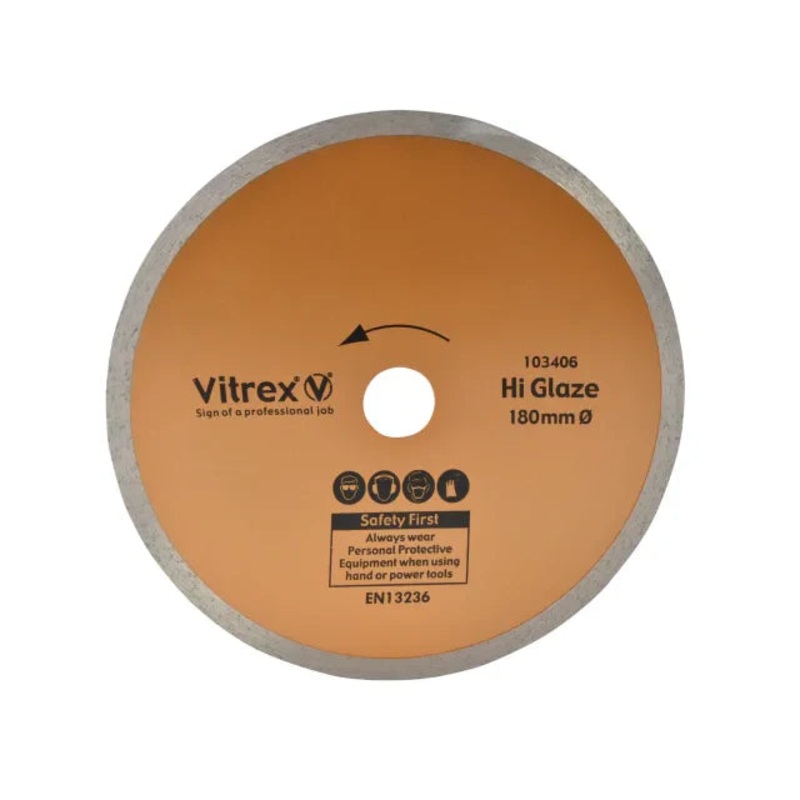 Vitrex Hi Glaze Diamond Blade 180mm