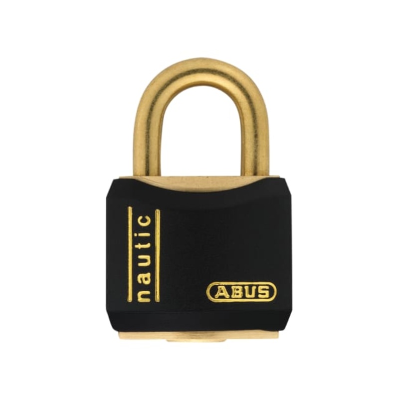 ABUS Mechanical T84MB/20mm Black Rustproof Padlock Carded