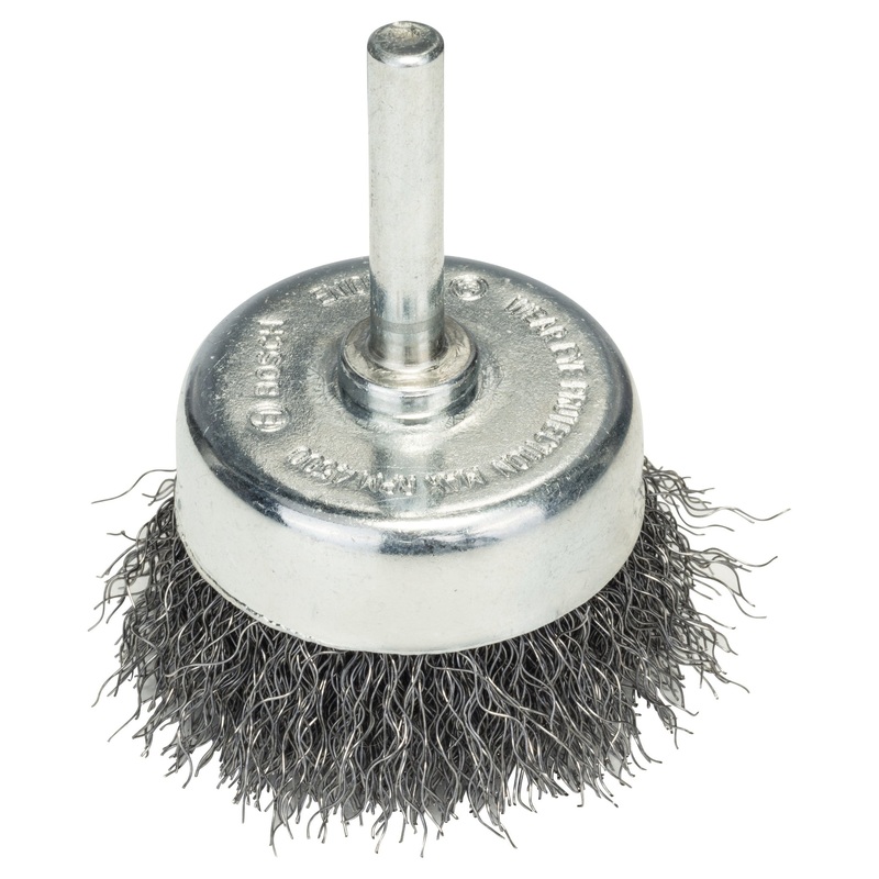 Bosch Professional Cup Brush – Crimped Steel, 50×0.2mm, 50mm