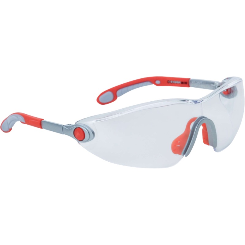 Delta Plus VULCANO2 CLEAR Safety Glasses  Flexible, Anti-Fog, & UV Protection
