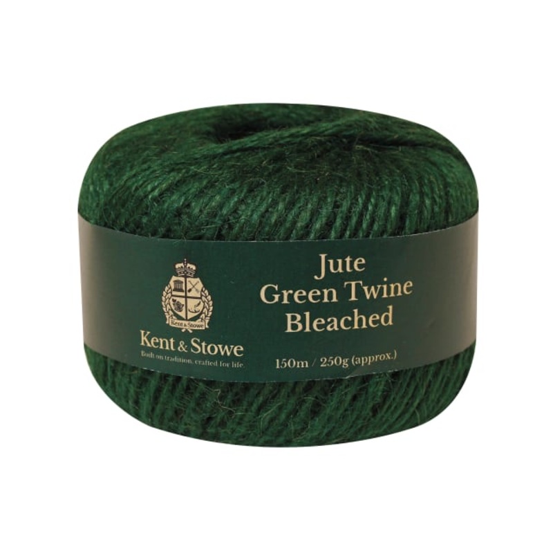 Kent & Stowe Jute Twine Bleached Green 150m (250g)
