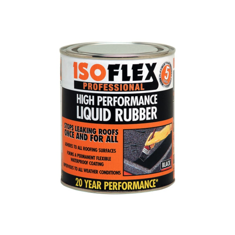 Ronseal Isoflex Liquid Rubber Black 4.25 litre
