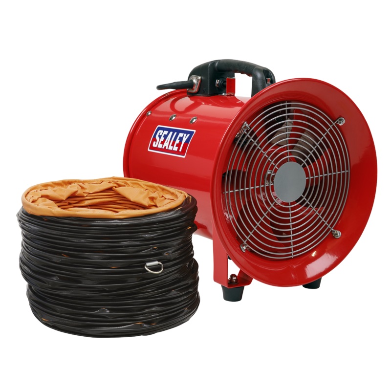 Sealey Portable Ventilator 250mm with 5m Ducting