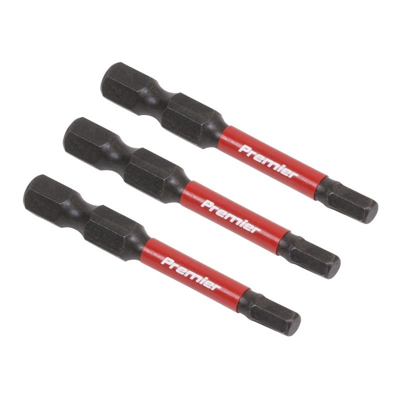 Sealey Hex 4mm Impact Power Tool Bits 50mm – 3pc