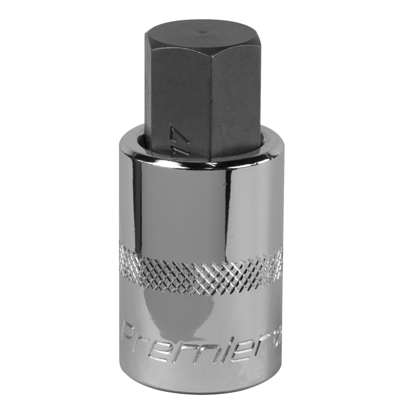 Sealey Hex Socket Bit 17mm 1/2Sq Drive