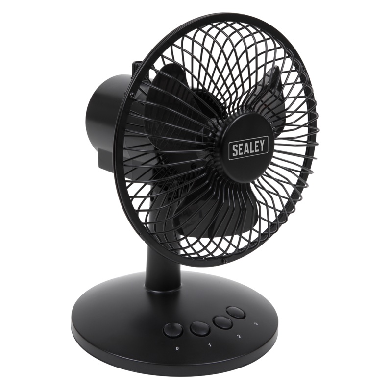 Sealey Oscillating USB Desk Fan 3-Speed 6