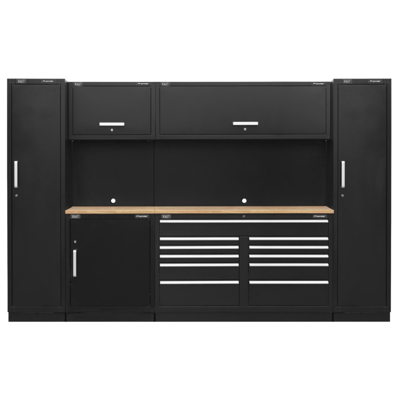 Sealey Premier 3.3m Storage System – Pressed Wood Worktop