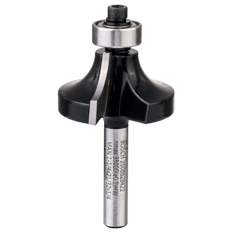 Bosch Professional Beading Bit – 1/4 Shank, R9.5mm, 16.7mm Diameter, 9.5mm Depth
