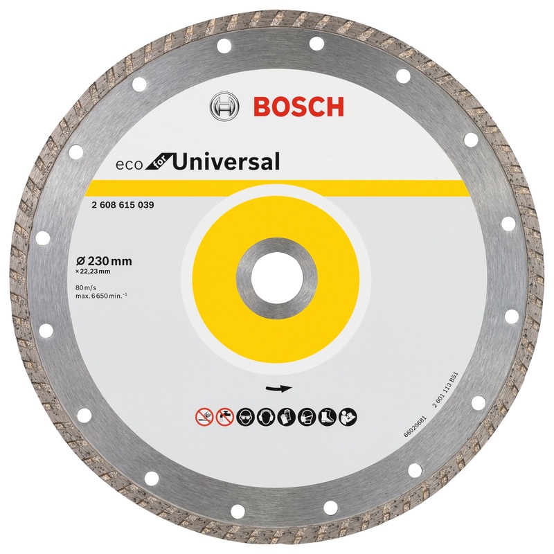 Bosch Professional Diamond Cutting Disc ECO – Universal, 230×22.23×3.0x7
