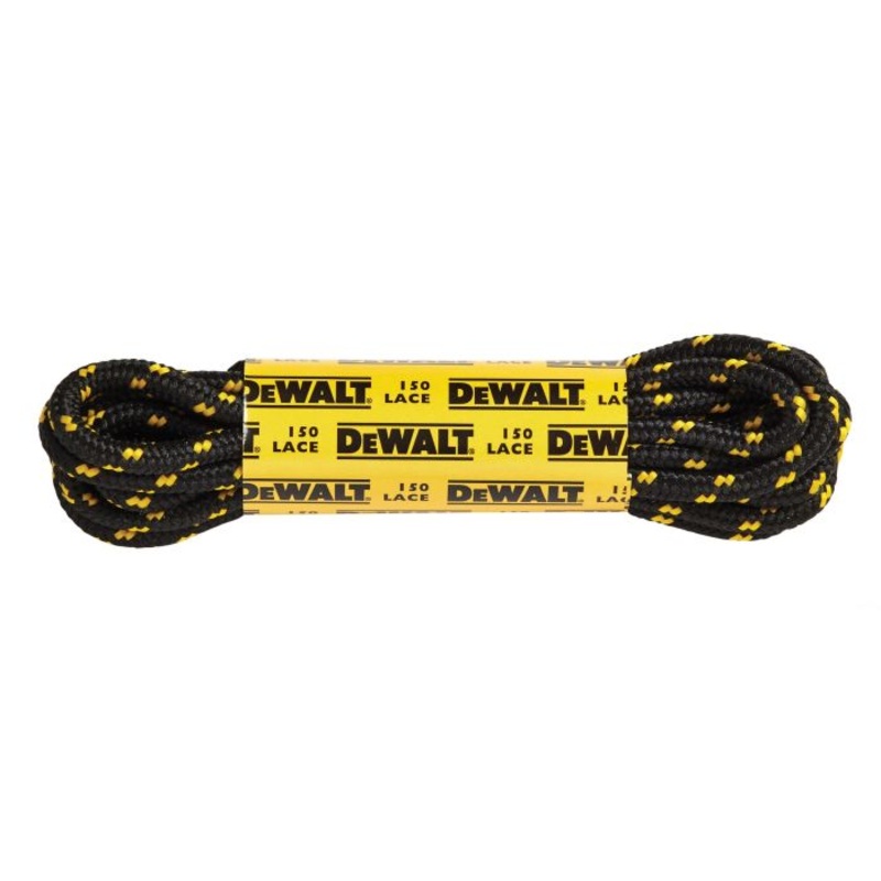 DeWalt Boot Laces|Black/Yellow|150cm