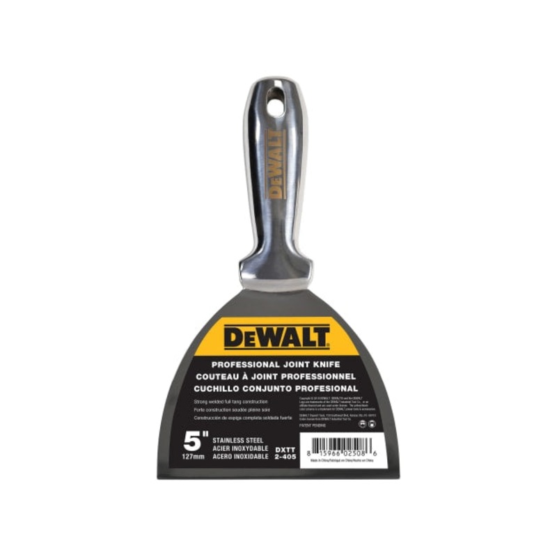 DEWALT Drywall Stainless Steel Jointing/Filling Knife 125mm (5in)