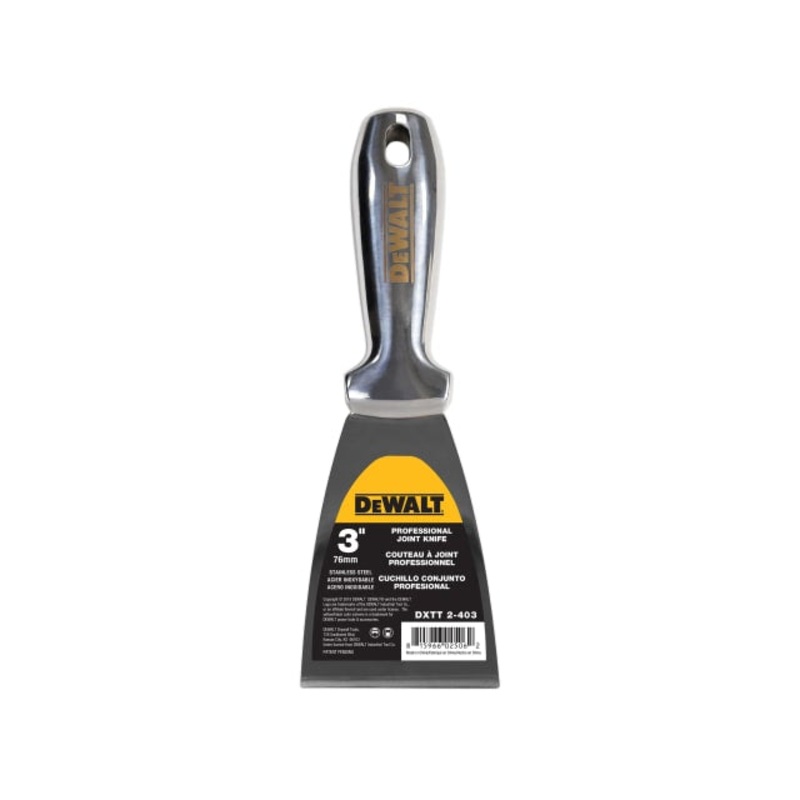 DEWALT Drywall Stainless Steel Jointing/Filling Knife 75mm (3in)