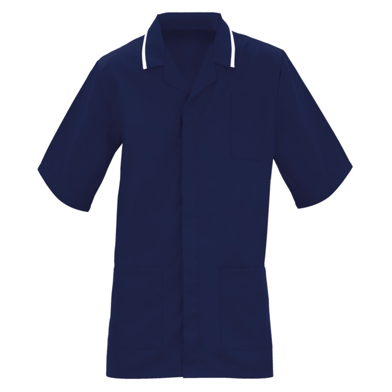 Orbit International Men’S Healthcare Tunic – Navy / White