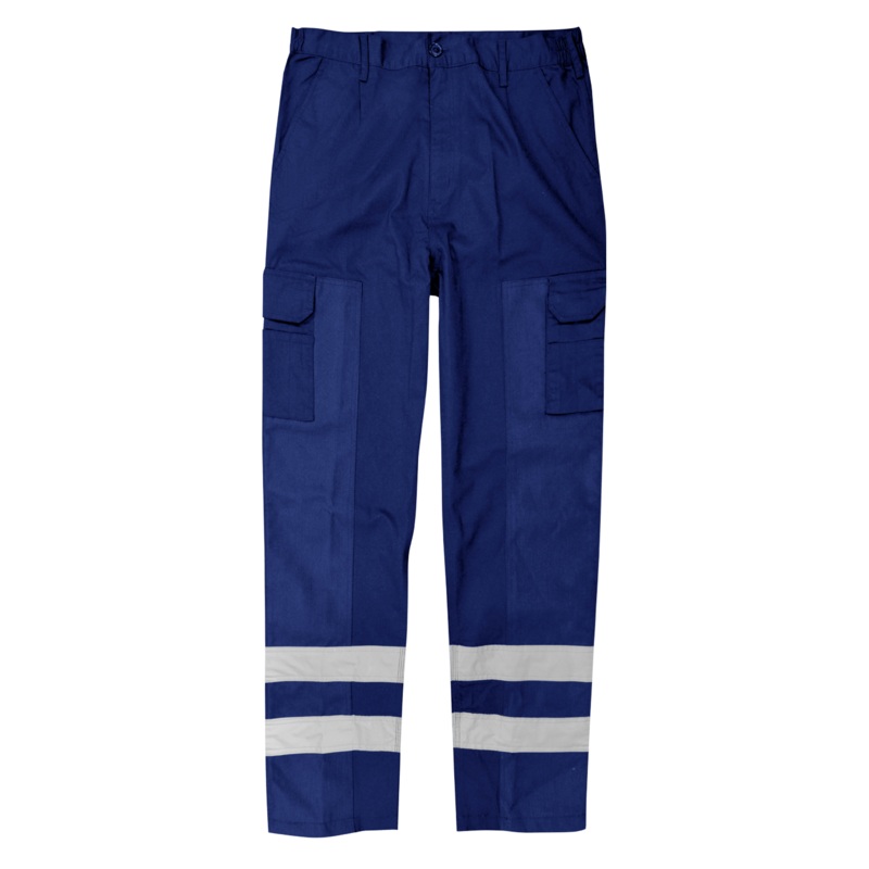Orbit International Guardian: Combat Trousers In Polycotton- Royal Blue