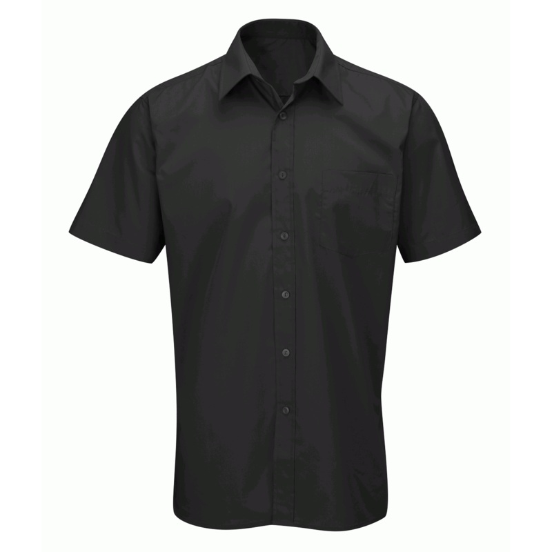 Orbit International Men’S Deluxe: Short Sleeve Shirt – Black