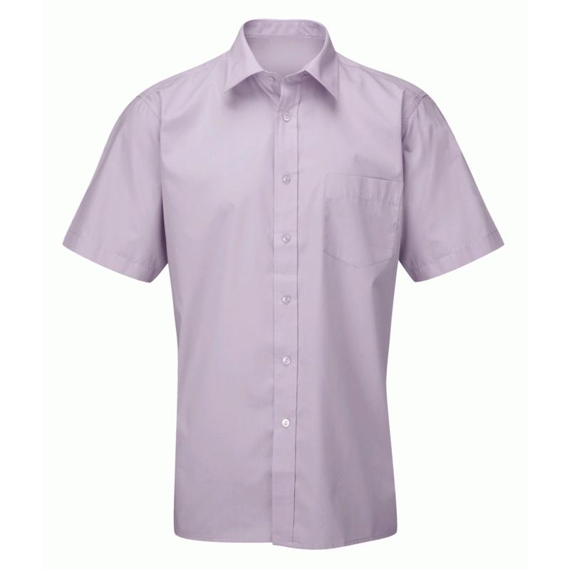 Orbit International Men’S Deluxe: Short Sleeve Shirt – Lilac