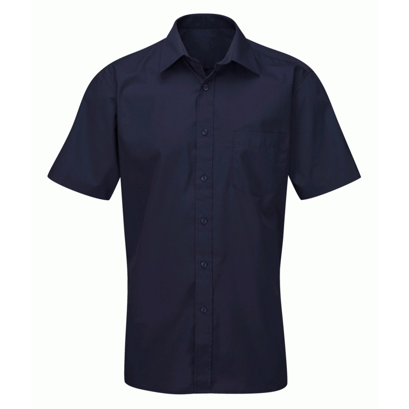 Orbit International Men’S Deluxe: Short Sleeve Shirt – Navy