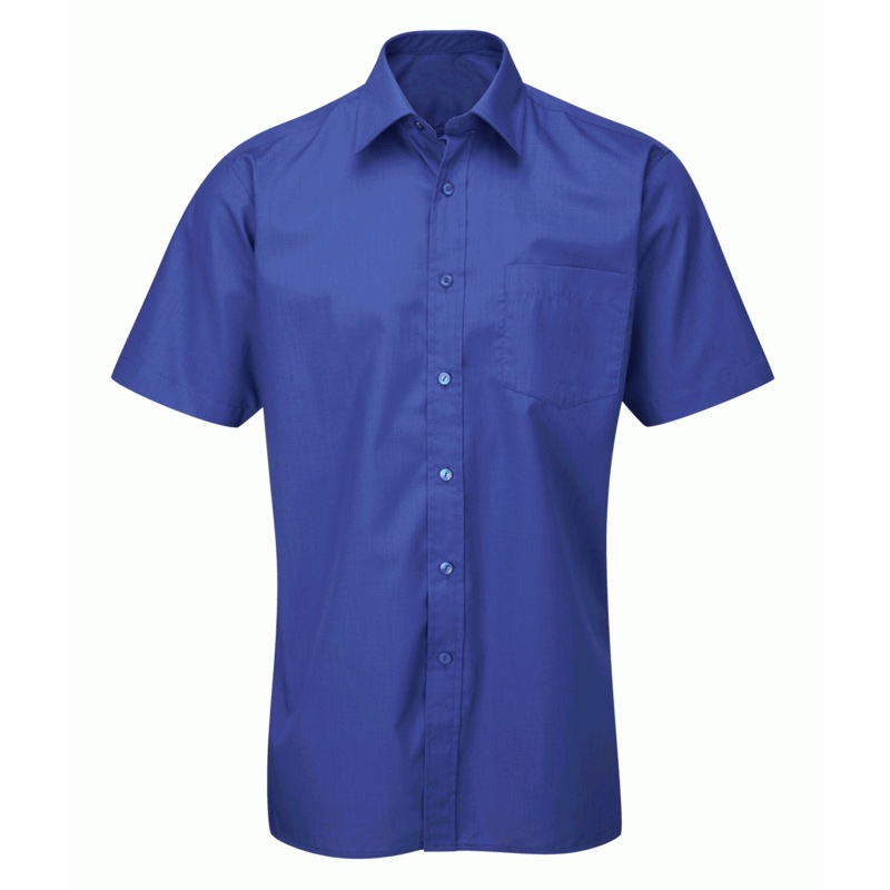Orbit International Men’S Deluxe: Short Sleeve Shirt – Royal