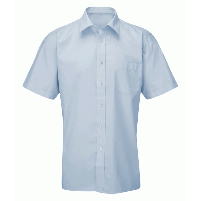 Orbit International Men’S Deluxe: Short Sleeve Shirt – Sky Blue