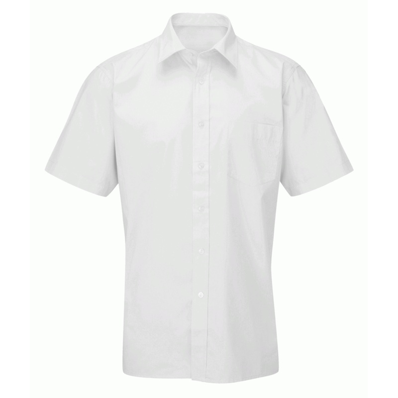 Orbit International Men’S Deluxe: Short Sleeve Shirt – White