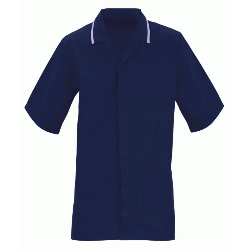 Orbit International Men’S Healthcare Tunic – Navy / Lilac