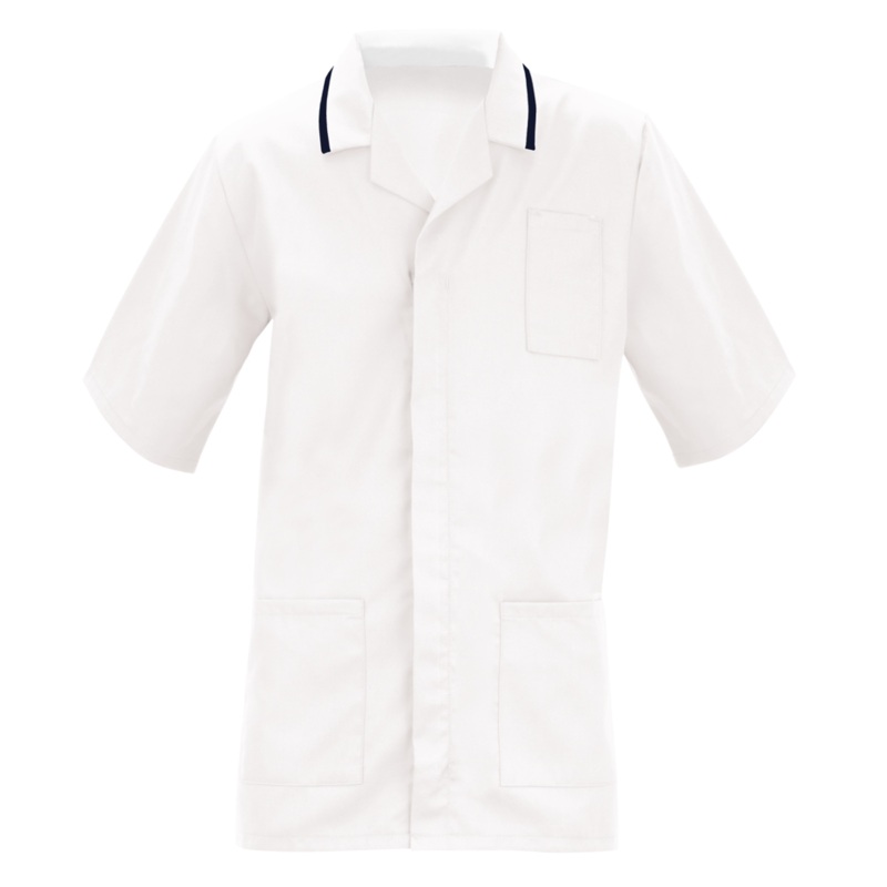 Orbit International Men’S Healthcare Tunic – White / Navy
