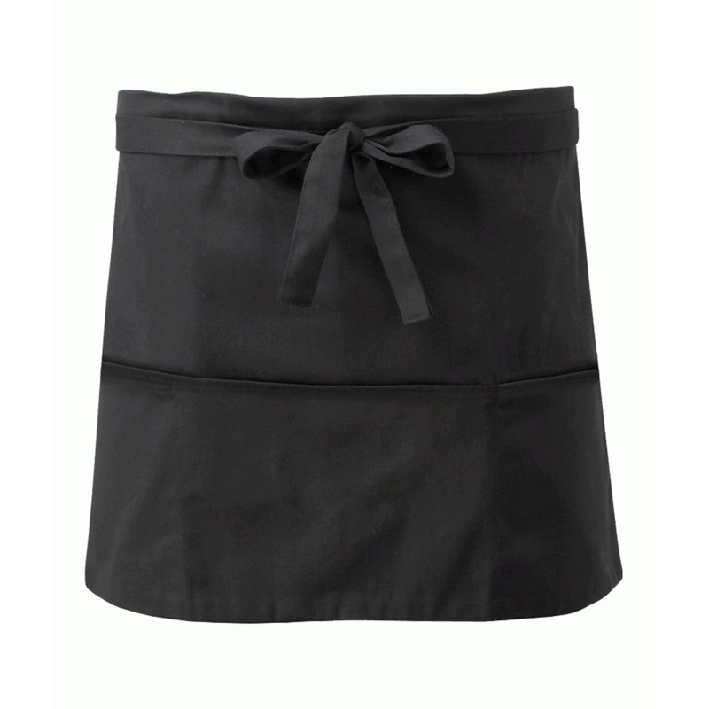 Orbit International Short Apron: Unisex With Open Pockets