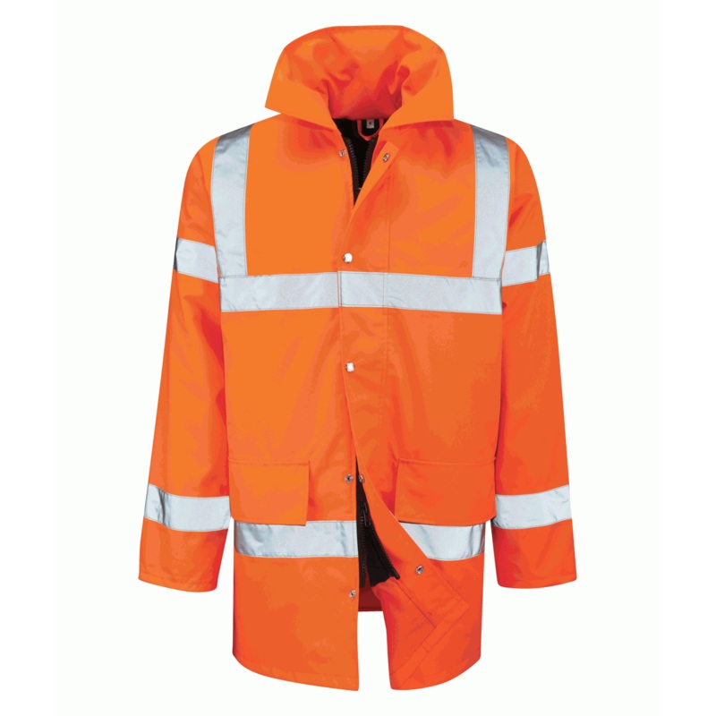 Orbit International Tristan: Orange 3/4 Lenght Jacket