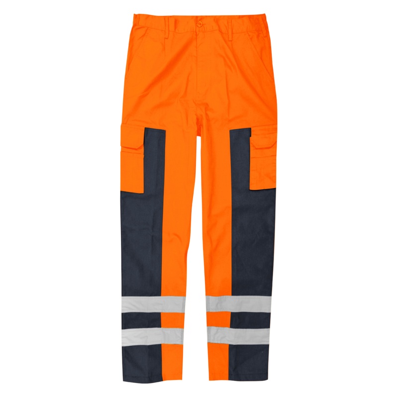 Orbit International Vigilant:Combat Trousers In Polycotton- Orange