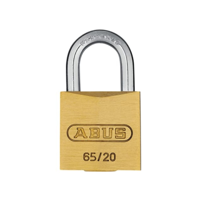 ABUS Mechanical 65/20mm Brass Padlock Keyed Alike 202